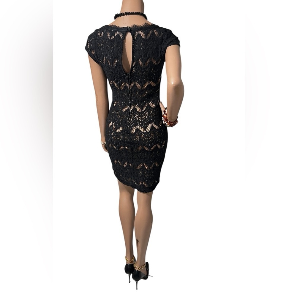B Darlin Black Lace Mini Dress☑️ - Picture 5 of 10